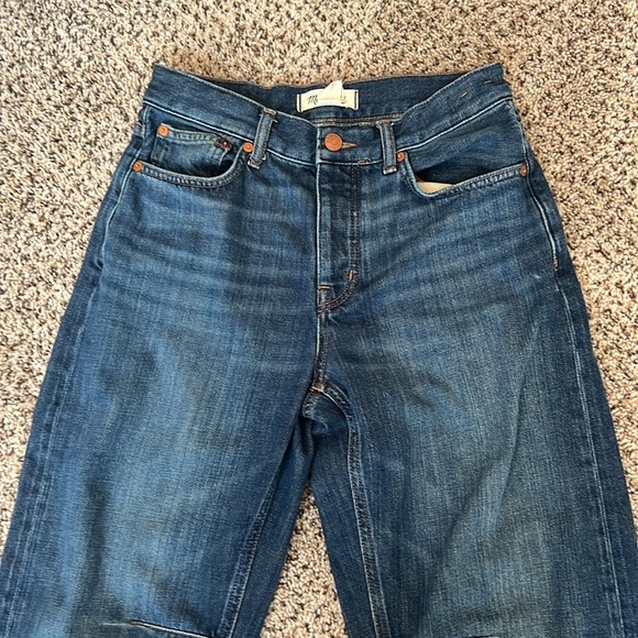 VGUC Madewell Darted Barrel Jean. Size 24 Petite - Picture 5 of 10